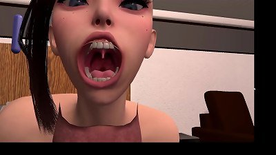 3 dimensional VR animation anime video game  Virt a buddy manga porn cartoon. mexican bandit in tats smashes deep in the jaws of a young m2m deep-throating accomplished with bangs.